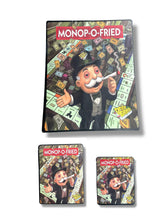 Load image into Gallery viewer, Deep Fried Monop-O-Fried Combo Sticker Mylar Bags | 16oz, 1oz &amp; 3.5g - Black Unicorn Hub
