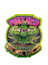 Load image into Gallery viewer, Power Kush Genetics Cut Out Mylar Bags 3.5g Die cut
