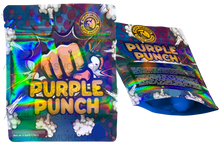 Load image into Gallery viewer, Black Unicorn-Purple Punch Holographic Mylar bag 3.5g
