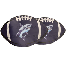 Load image into Gallery viewer, Football Shark cut out Mylar zip lock bag 3.5G
