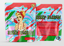 Load image into Gallery viewer, Silly Susan Holographic Mylar bag 3.5g - Black Unicorn - Packaging only

