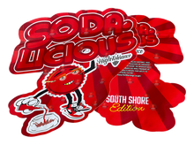 Load image into Gallery viewer, Soda Licious  3.5G Holographic Bag - High Tolerance cut out Mylar zip lock bag
