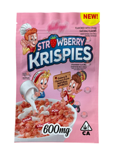 Load image into Gallery viewer, Strawberry Krispies 600mg Mylar bags Empty Packaging Only
