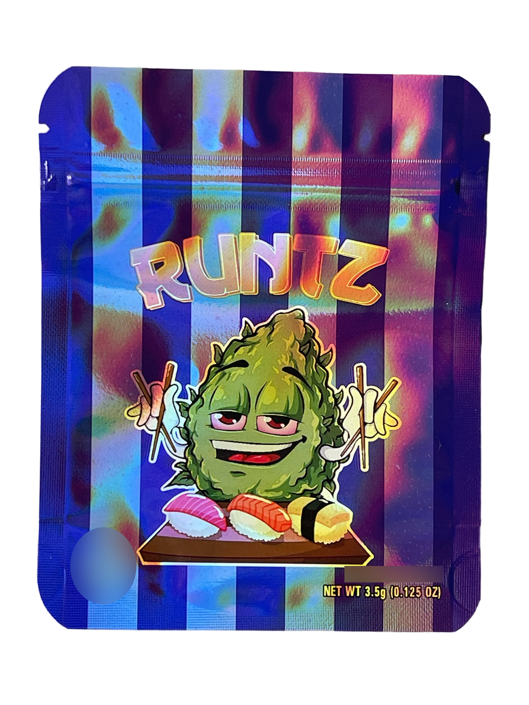 Runtz Sushi 3.5g Mylar Bag Holographic