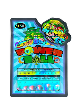 Load image into Gallery viewer, Power Ball Cut Out Mylar Bags 3.5g Holographic
