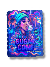 Load image into Gallery viewer, Sugar Cone Mylar Bag 3.5g shape bags
