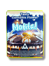 Load image into Gallery viewer, Motita Cream Pie 3.5G Sticker Mylar Bags (4x5 inch, Zip Lock, Double-Sided)
