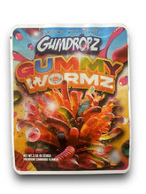 Load image into Gallery viewer, Sprinklez Gumdropz Gummy Wormz 3.5G Mylar Bags -With stickers and label
