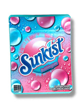 Load image into Gallery viewer, Sunkist Bubblegum Combo Sticker Mylar Bags | 16oz, 1oz &amp; 3.5g
