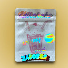 Load image into Gallery viewer, Milk Shake Creamy and Fresh Zabores 3.5G Mylar Bags Holographic
