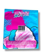 Load image into Gallery viewer, Cotton Candy Icee Combo Sticker Mylar Bags | Stand-Up 16oz, 1oz &amp; 3.5g
