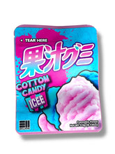 Load image into Gallery viewer, Cotton Candy Icee Combo Sticker Mylar Bags | Stand-Up 16oz, 1oz &amp; 3.5g
