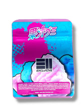 Load image into Gallery viewer, Cotton Candy Icee Combo Sticker Mylar Bags | Stand-Up 16oz, 1oz &amp; 3.5g
