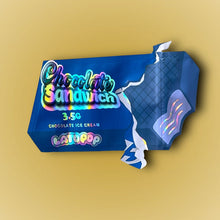 Load image into Gallery viewer, Lato Pop Chocolate Sandwich 3.5g Mylar Bag Holographic
