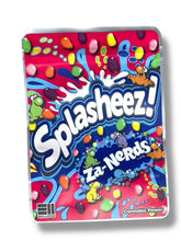 Load image into Gallery viewer, Splasheez Za-Nerds Combo Sticker Mylar Bags | Stand-Up 16oz, 1oz &amp; 3.5g
