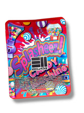 Load image into Gallery viewer, Splasheez Candy Machine Combo Sticker Mylar Bags | Stand-Up 16oz, 1oz &amp; 3.5g
