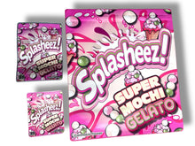 Load image into Gallery viewer, Splasheez Super Mochi Gelato Combo Sticker Mylar Bags | Stand-Up 16oz, 1oz &amp; 3.5g
