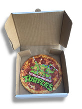 Load image into Gallery viewer, Ninja Turtles Pizza Box Mylar Bags with Boxes 3.5g Box Packaging
