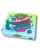 Load image into Gallery viewer, Kandy Depo Strawberry Swirl Cupcake Mylar Bags with Boxes 3.5g Box Packaging Holographic
