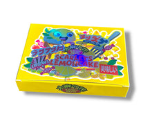 Load image into Gallery viewer, Kandy Depo Scarlets Lemon Cake Mylar Bags with Boxes 3.5g Box Packaging Holographic
