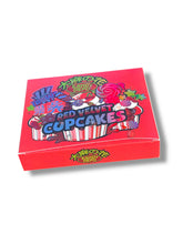 Load image into Gallery viewer, Kandy Depo Red Velvet Cupcakes Mylar Bags with Boxes 3.5g Box Packaging Holographic
