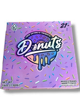 Load image into Gallery viewer, Donuts 1oz Glass Jars - Varity Pack 16 Strains in box Empty Jars
