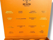Load image into Gallery viewer, Ace Ultra Premium 1oz Glass Jars - Varity Pack 16 Strains in box Empty Jars
