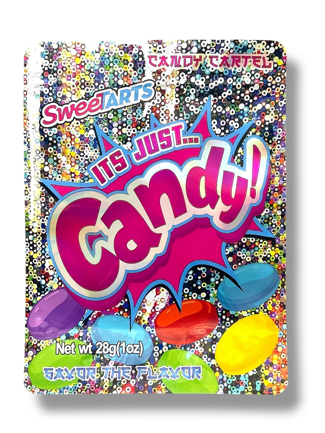 Sweet Tarts Candy 1OZ 28G Mylar Bag (50 Count)