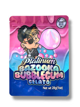 Load image into Gallery viewer, Platinum Bazooka Bubblegum Gelato 1OZ 28G Mylar Bag (50 Count)
