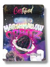 Load image into Gallery viewer, Marshmallow Orbitz 1OZ 28G Mylar Bag (50 Count)
