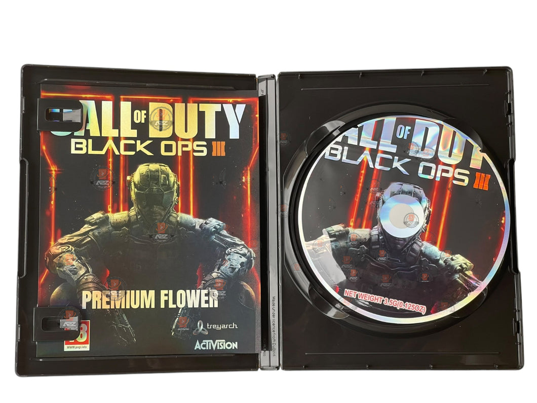 Call Of Duty Black Ops CD Cases with Mylar bags 3.5g