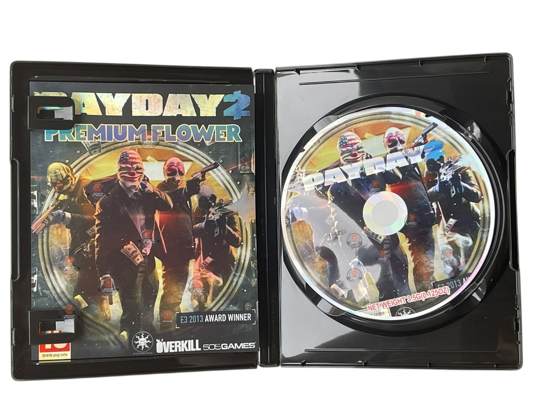 Pay Day 2 CD Cases with Mylar bags 3.5g