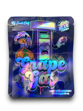 Load image into Gallery viewer, Grape Gas 3.5G Mylar Bags Holographic Exotic Big Blue Farms
