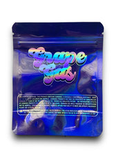 Load image into Gallery viewer, Grape Gas 3.5G Mylar Bags Holographic Exotic Big Blue Farms
