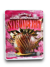 Load image into Gallery viewer, Sprinklez White Chocolate Strawberry 3.5G Mylar Bags -With stickers and label
