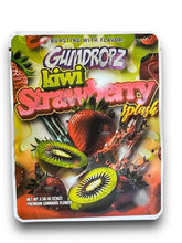 Load image into Gallery viewer, Sprinklez Gumdropz Kiwi Strawberry 3.5G Mylar Bags -With stickers and label
