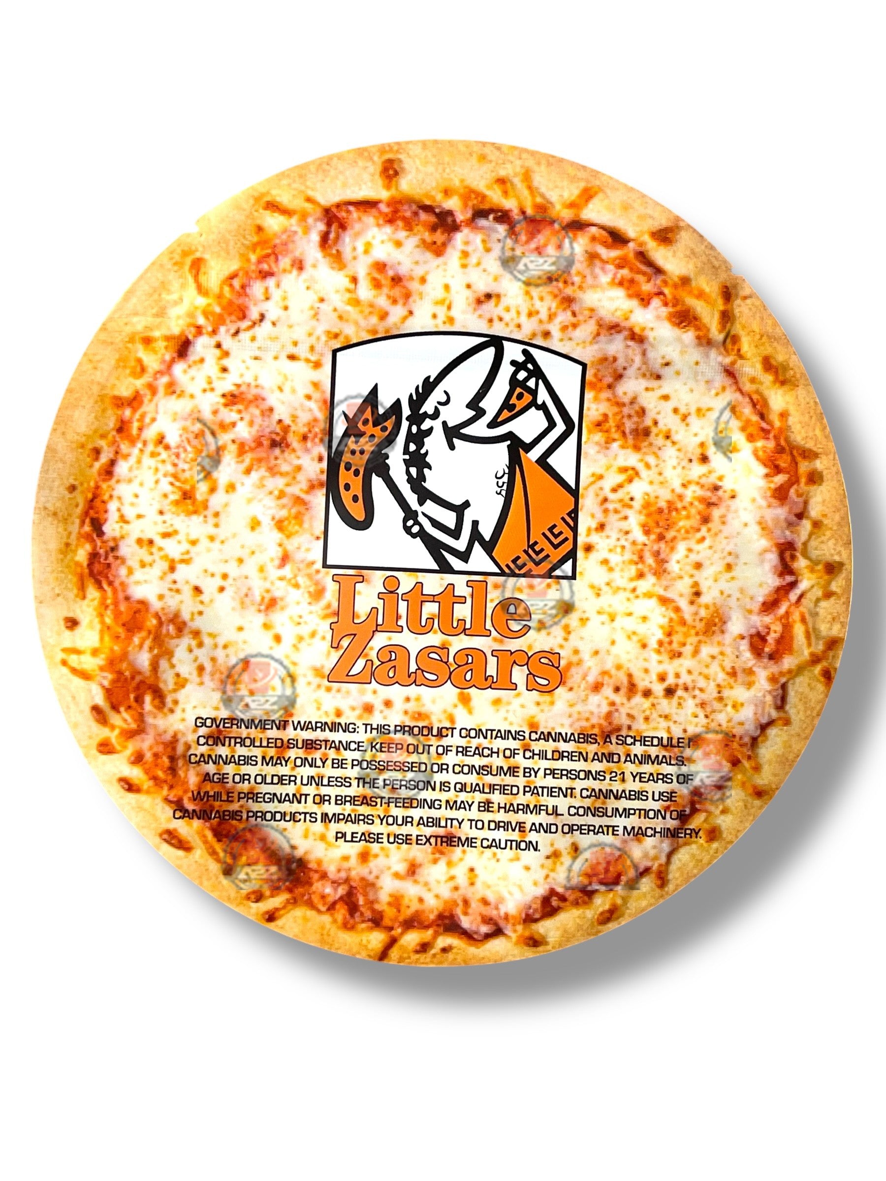 Little Zasars Pizza Box Mylar Bags with Boxes 3.5g Box