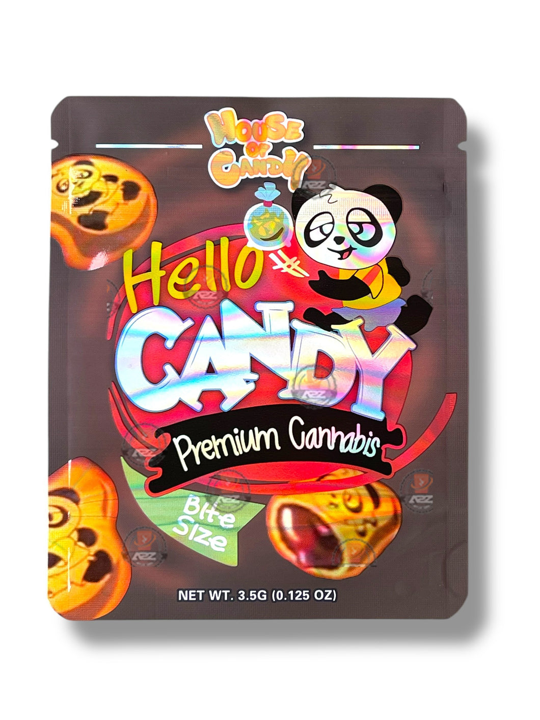 Hello Candy Panda Mylar Bag 3.5g House of Candy