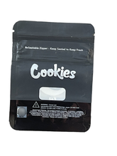 Load image into Gallery viewer, Cookies Mylar Bags 1 Gram with window Smell Proof Resealable Cookies Bags Black
