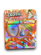 Load image into Gallery viewer, Exotic Peaches N creme 3.5G Mylar Bags Holographic
