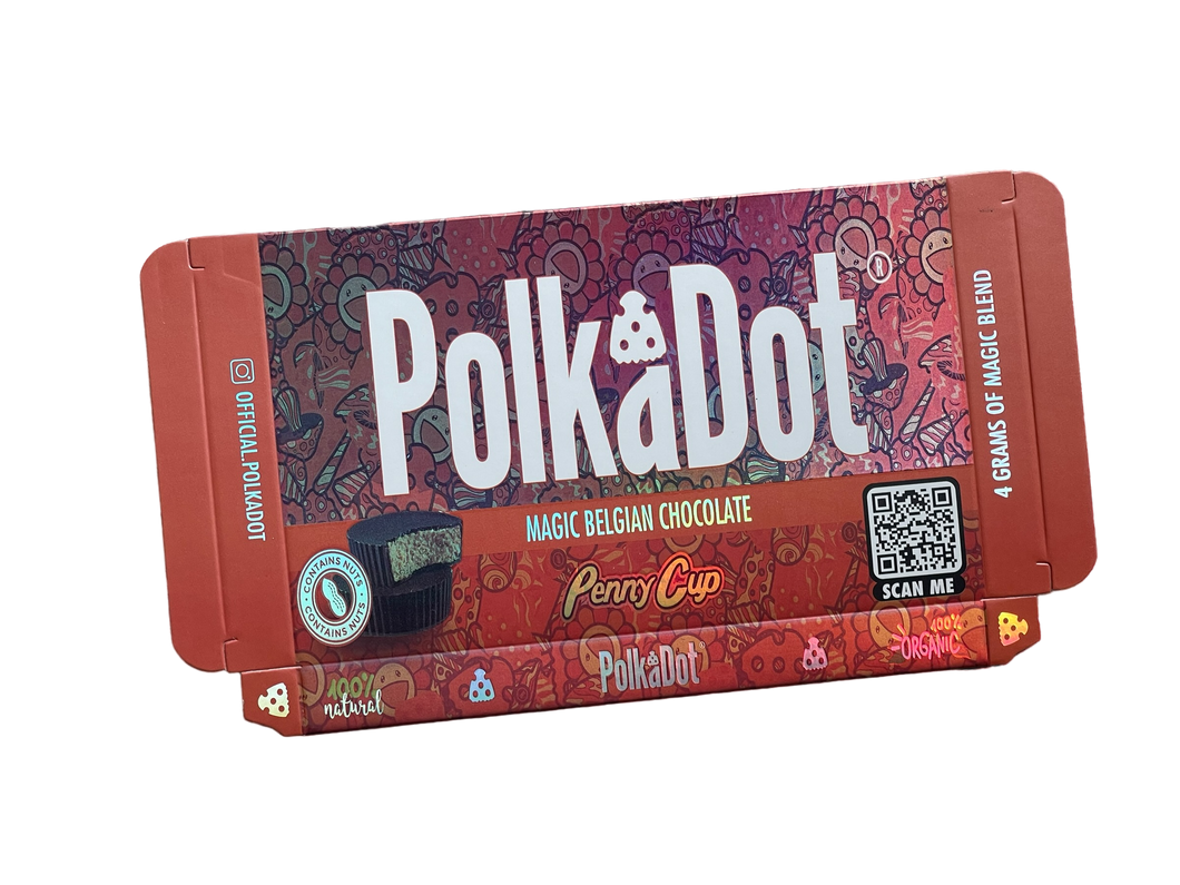 Polkadot Packaging Penny Cup (Master Box Included) Packaging Only