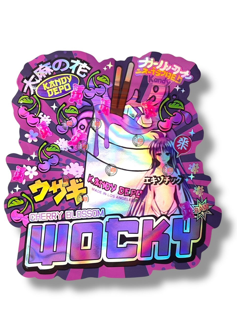 Wocky Kandy Depo Mylar Bag 3.5g shape bag