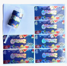 Load image into Gallery viewer, Popsicle Chewz Fruitopia  3.5g Container Holographic sticker Ring Pop
