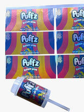 Load image into Gallery viewer, Push Pop Puffz Bubblegum 3.5g Container Holographic sticker
