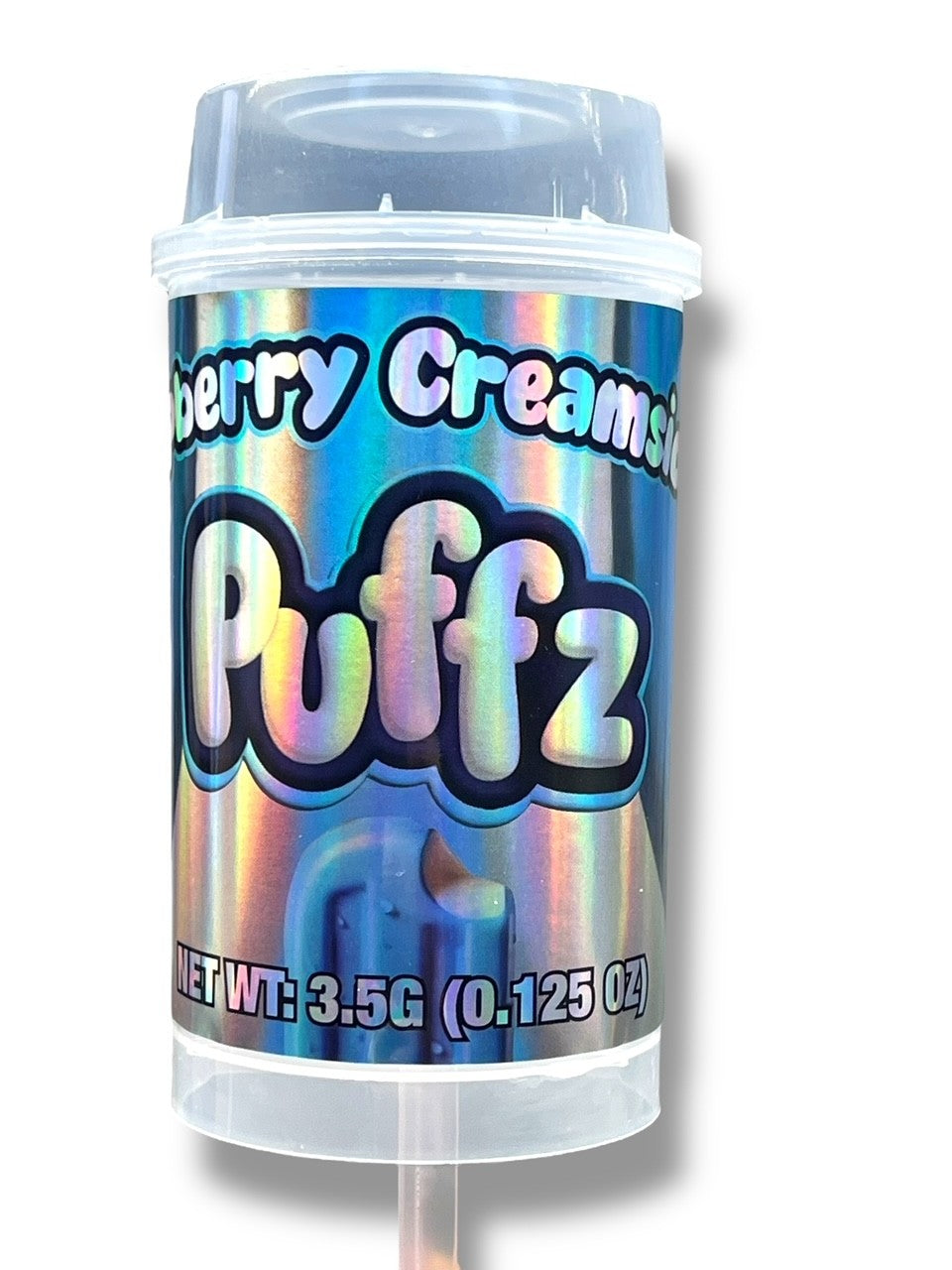 Popsicle Raspberry Creamsicle 3.5g Container Holographic sticker