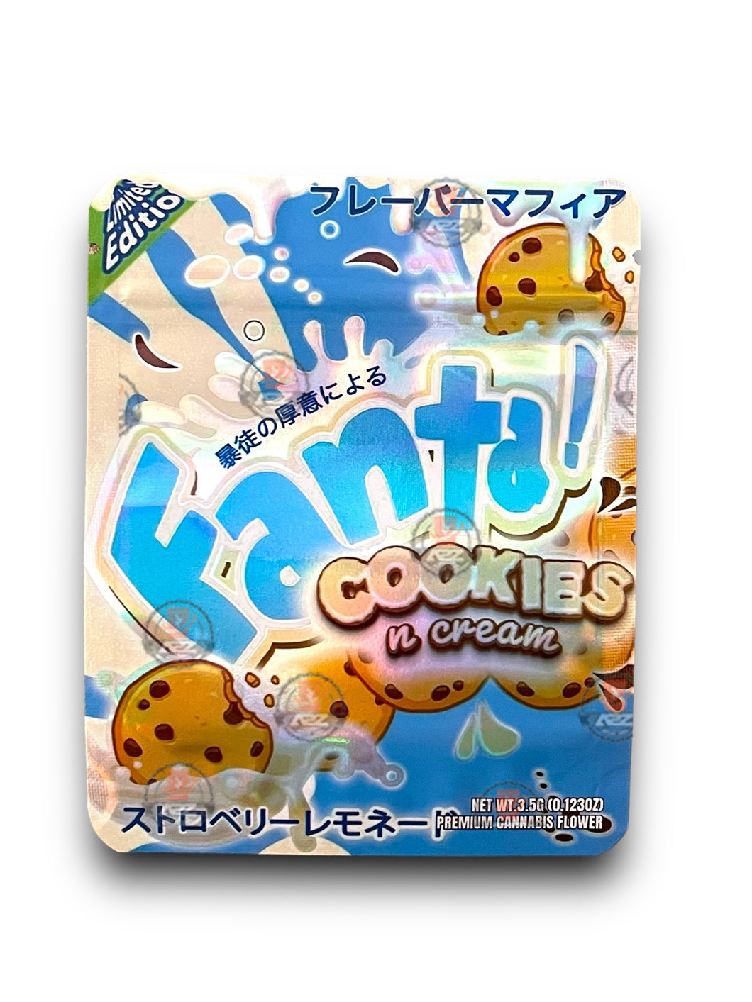 Fanta Cookies N Cream 3.5G Mylar Bags Holographic