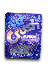 Load image into Gallery viewer, Crush Grape Gummy Bear 3.5G Mylar Bags Holographic Mylar Packaging
