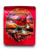 Load image into Gallery viewer, Watermelon Gelato 3.5G Mylar Bags Holographic Mylar Packaging
