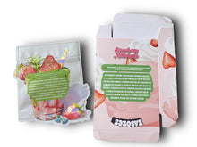 Load image into Gallery viewer, Zabores Strawberry Milkshake Mylar Bags with Boxes 3.5g Box Packaging Holographic
