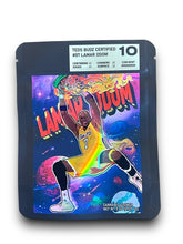 Load image into Gallery viewer, Teds Budz Lamar Odom 3.5G Mylar Bags Holographic Mylar Packaging
